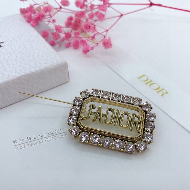Dior飾品 迪奧經典熱銷款經典復古字母JADIOR胸針胸花  zgd1250